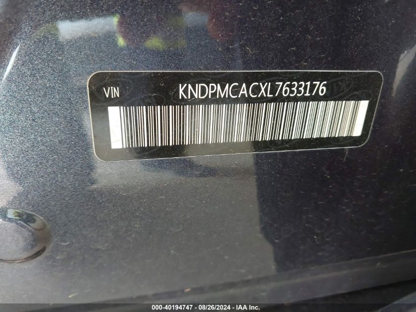 KNDPMCACXL7633176 2020 Kia Sportage Lx