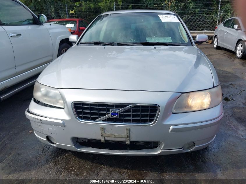 2006 Volvo S60 2.5T VIN: YV1RH592662528912 Lot: 40194748