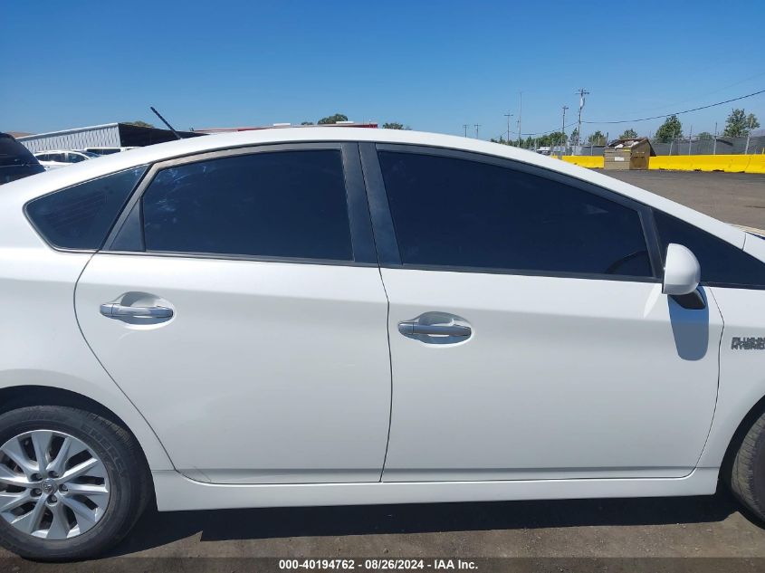 2014 Toyota Prius Plug-In VIN: JTDKN3DP9E3063218 Lot: 40194762