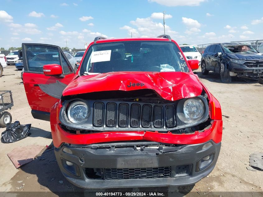 2018 Jeep Renegade Altitude Fwd VIN: ZACCJABBXJPG85554 Lot: 40194773