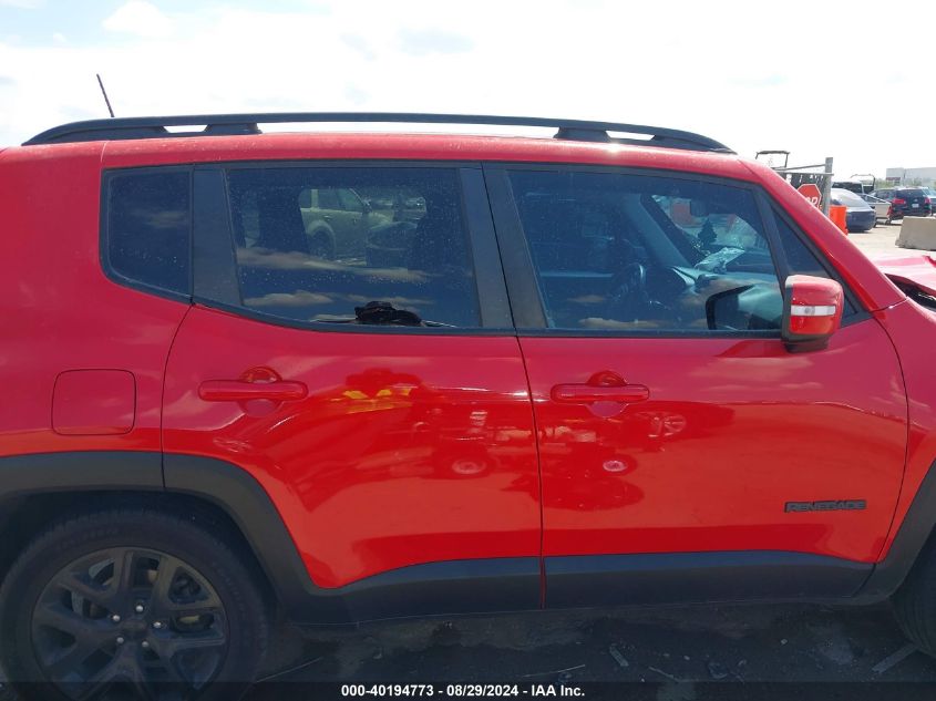 2018 Jeep Renegade Altitude Fwd VIN: ZACCJABBXJPG85554 Lot: 40194773