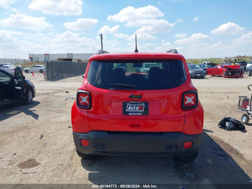 2018 Jeep Renegade Altitude Fwd VIN: ZACCJABBXJPG85554 Lot: 40194773