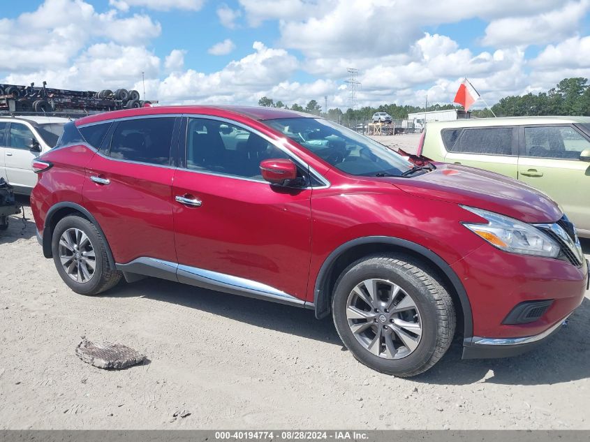 2017 Nissan Murano S VIN: 5N1AZ2MG9HN189660 Lot: 40194774