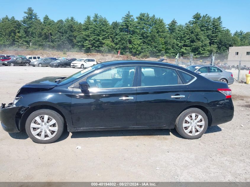 2014 Nissan Sentra Sv VIN: 3N1AB7AP7EL657331 Lot: 40194802