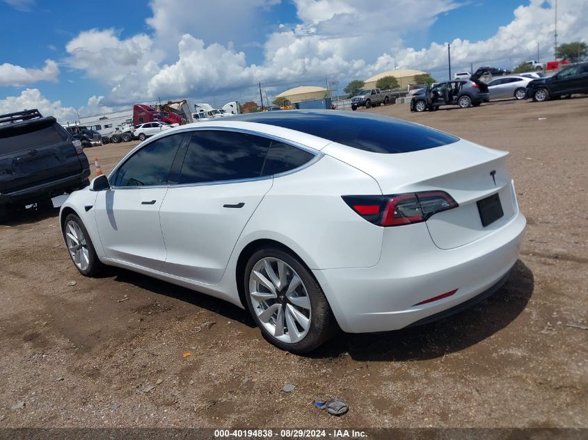 2020 Tesla Model 3 Standard Range Plus Rear-Wheel Drive/Standard Range Rear-Wheel Drive VIN: 5YJ3E1EA6LF598820 Lot: 40194838