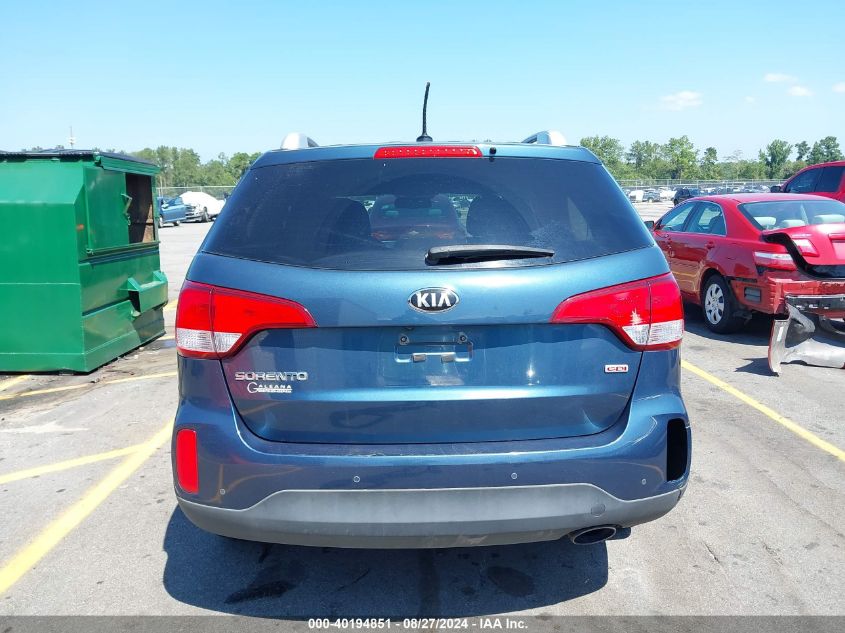 2015 Kia Sorento Lx VIN: 5XYKT4A62FG564035 Lot: 40194851