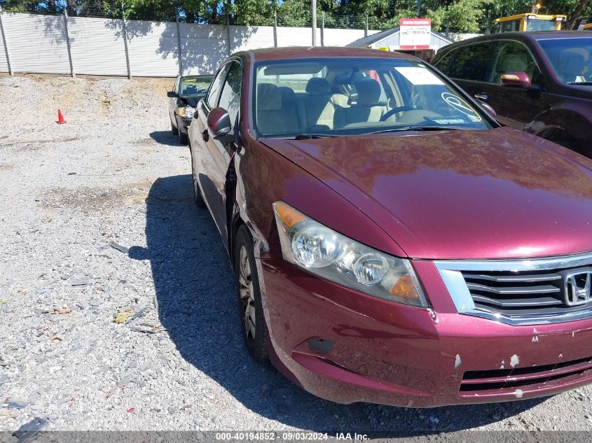 2009 Honda Accord 2.4 Lx VIN: 1HGCP26369A101302 Lot: 40194852