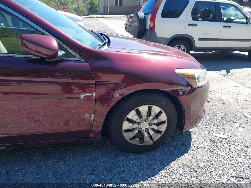 2009 Honda Accord 2.4 Lx VIN: 1HGCP26369A101302 Lot: 40194852