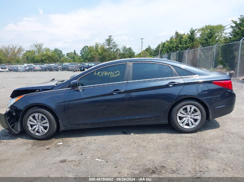 2012 Hyundai Sonata Gls VIN: 5NPEB4AC7CH362060 Lot: 40194862