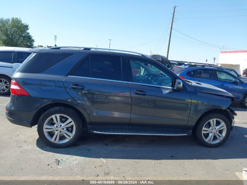 2014 Mercedes-Benz Ml 350 4Matic VIN: 4JGDA5HB8EA274786 Lot: 40194889