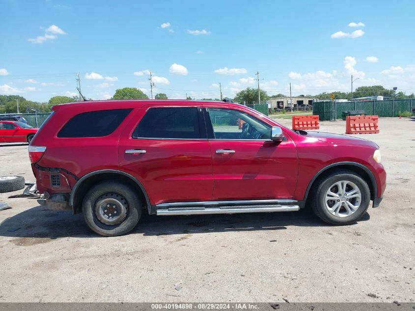 2013 Dodge Durango Sxt VIN: 1C4RDJAG2DC530343 Lot: 40194898