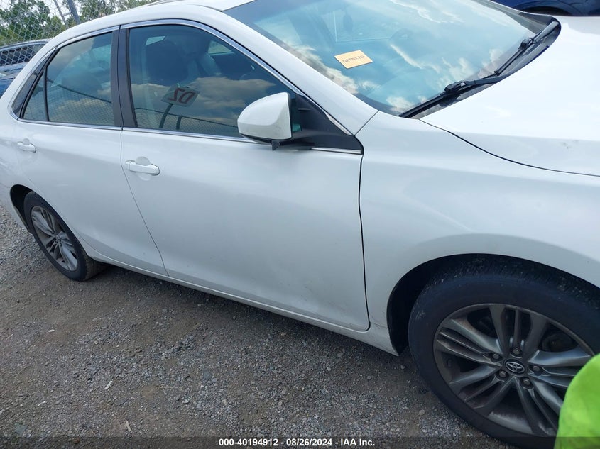 2016 TOYOTA CAMRY SE - 4T1BF1FK7GU266362