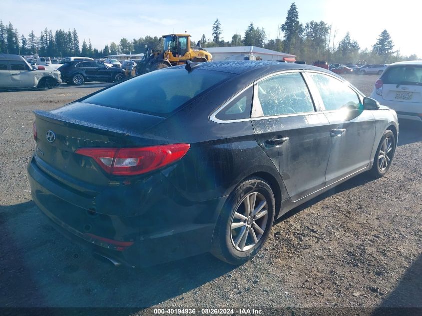 2017 HYUNDAI SONATA SE - 5NPE24AF0HH504508