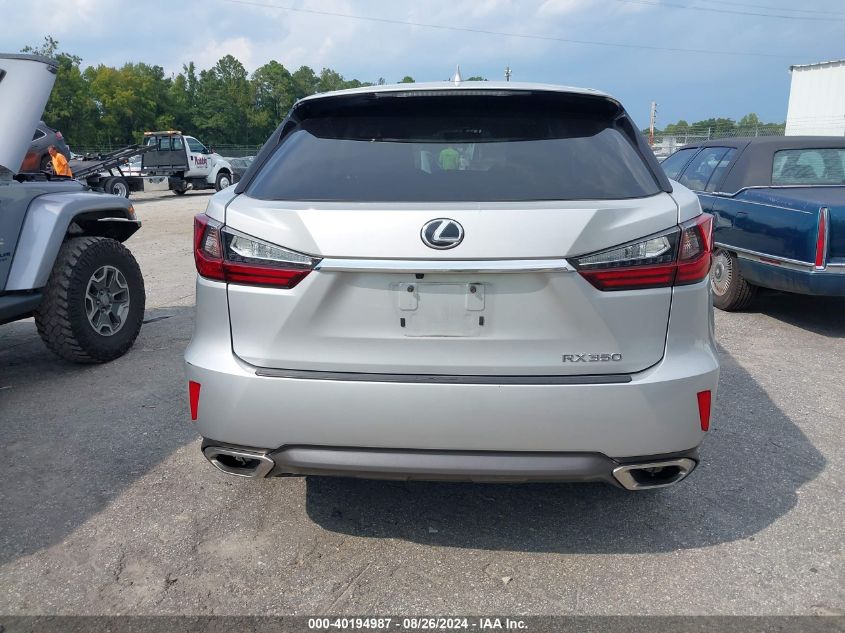 2016 Lexus Rx 350 VIN: 2T2BZMCA9GC008491 Lot: 40194987