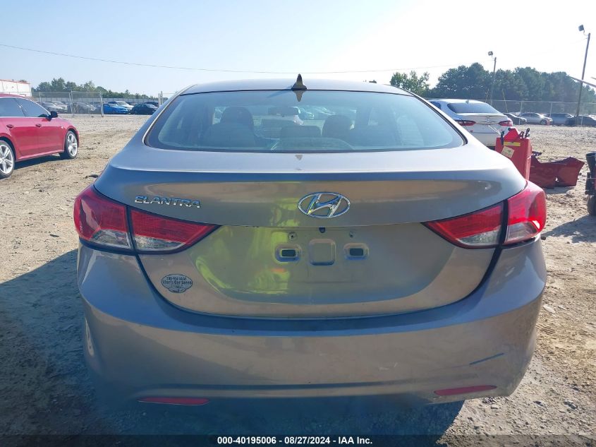 2013 Hyundai Elantra Gls VIN: 5NPDH4AE9DH395557 Lot: 40195006