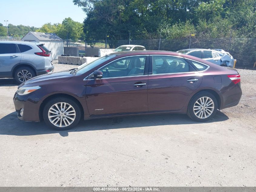 2013 Toyota Avalon Hybrid Xle Touring VIN: 4T1BD1EB5DU016735 Lot: 40195065