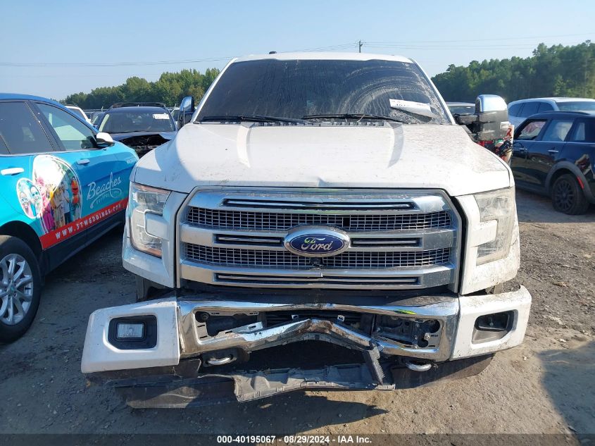 2015 FORD F-150 PLATINUM - 1FTEW1EG8FFA19224