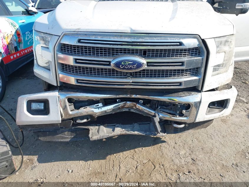 2015 FORD F-150 PLATINUM - 1FTEW1EG8FFA19224