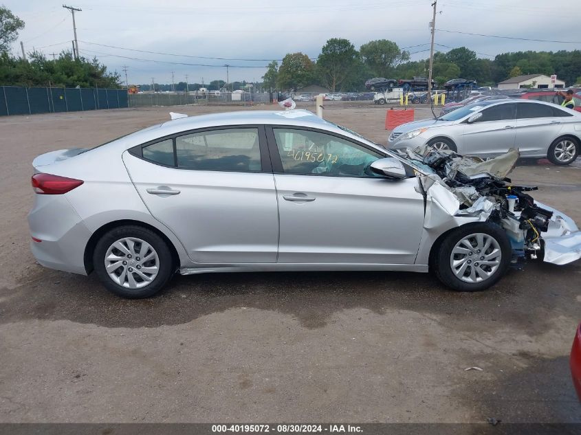 2017 Hyundai Elantra Se VIN: KMHD74LF8HU110542 Lot: 40195072