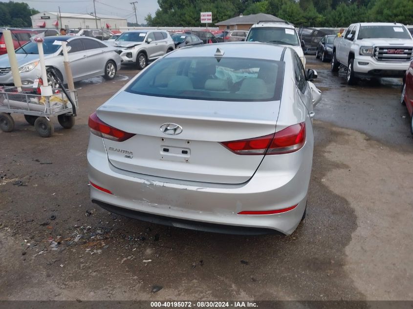 2017 Hyundai Elantra Se VIN: KMHD74LF8HU110542 Lot: 40195072