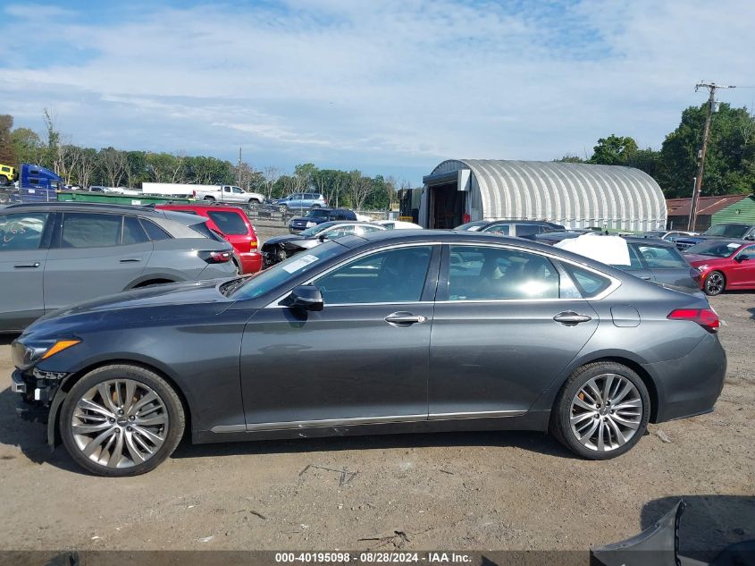 2018 Genesis G80 5.0 Ultimate VIN: KMHGN4JF9JU248067 Lot: 40195098