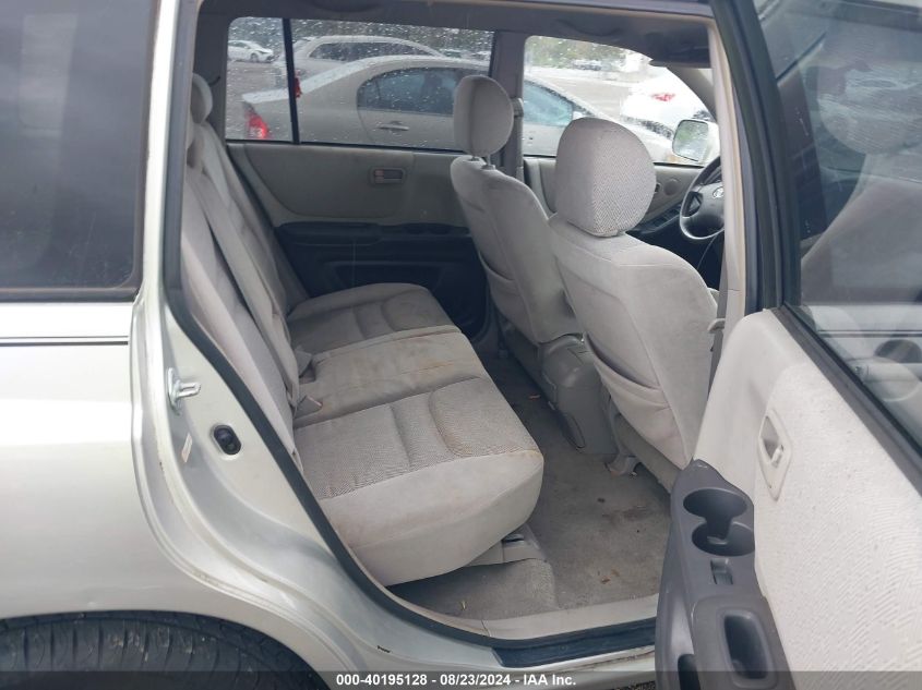 2003 Toyota Highlander VIN: JTEGD21A930058937 Lot: 40195128