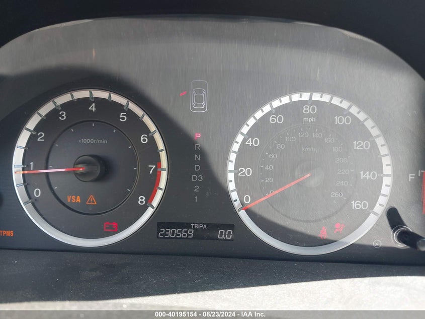 2009 Honda Accord 2.4 Lx VIN: 1HGCP26339A119255 Lot: 40195154