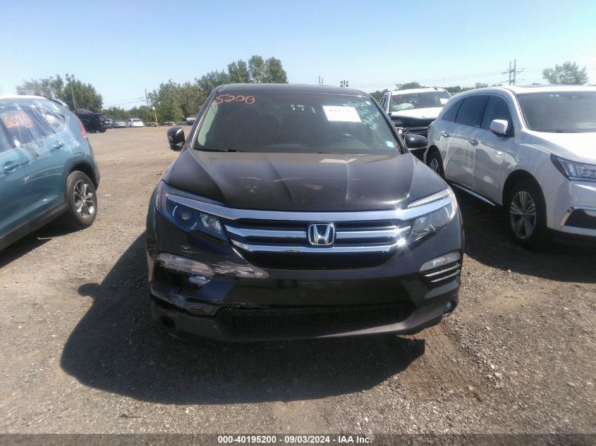 2018 Honda Pilot Ex-L VIN: 5FNYF6H51JB038151 Lot: 40195200