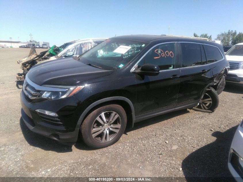 2018 Honda Pilot Ex-L VIN: 5FNYF6H51JB038151 Lot: 40195200