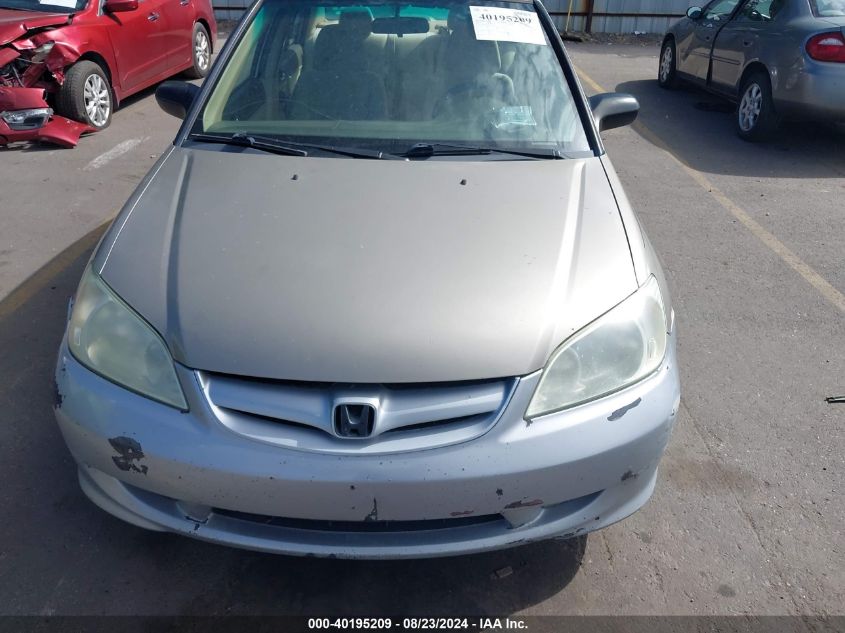 2004 Honda Civic Lx VIN: 2HGES16584H511404 Lot: 40195209