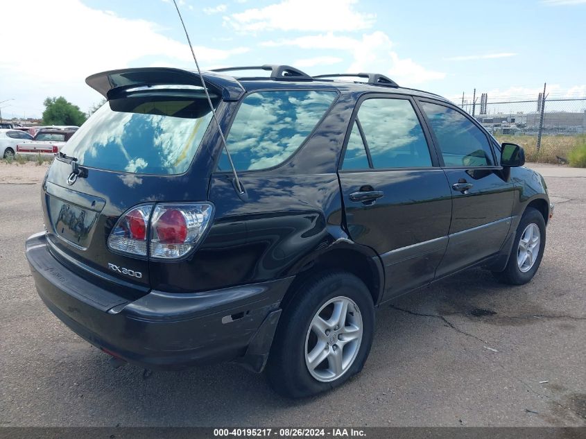 2001 Lexus Rx 300 VIN: JTJGF10U610089433 Lot: 40195217