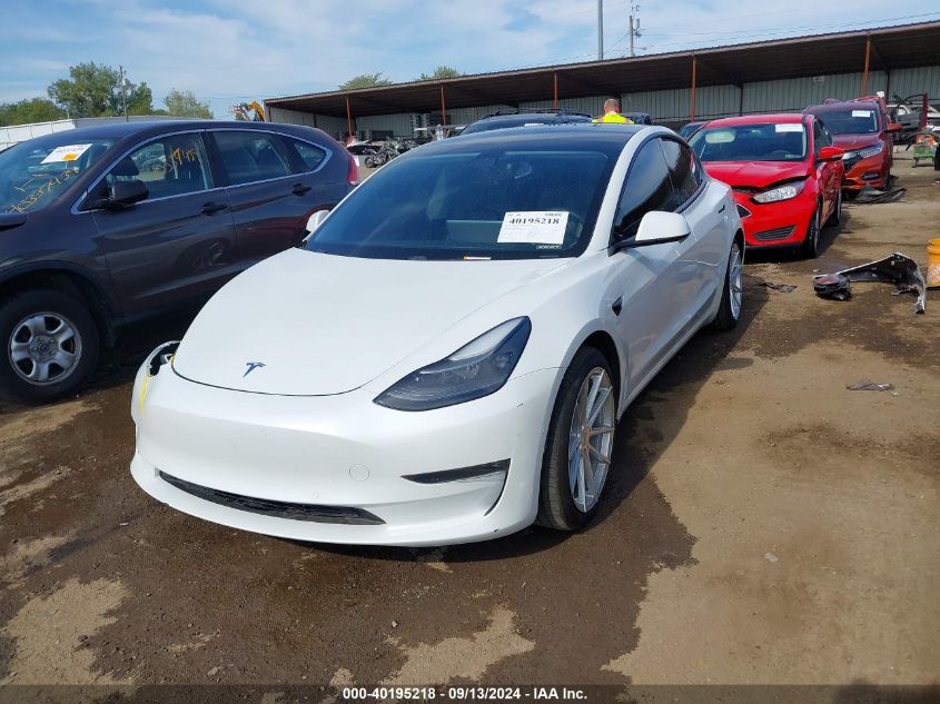 2021 Tesla Model 3 Long Range Dual Motor All-Wheel Drive VIN: 5YJ3E1EB7MF064851 Lot: 40195218