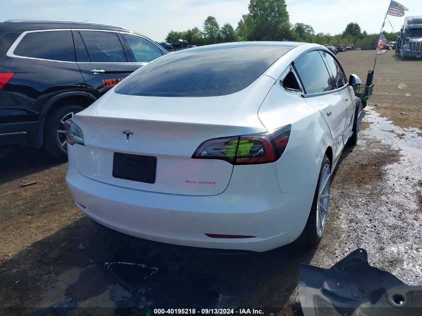 2021 Tesla Model 3 Long Range Dual Motor All-Wheel Drive VIN: 5YJ3E1EB7MF064851 Lot: 40195218