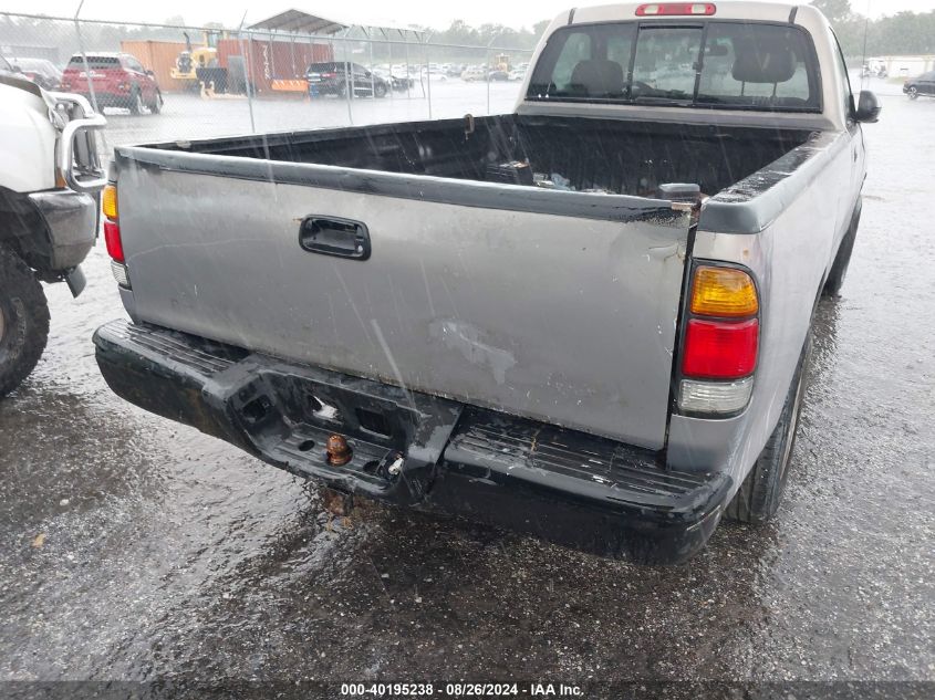 2001 Toyota Tundra VIN: 5TBJN32161S202166 Lot: 40195238