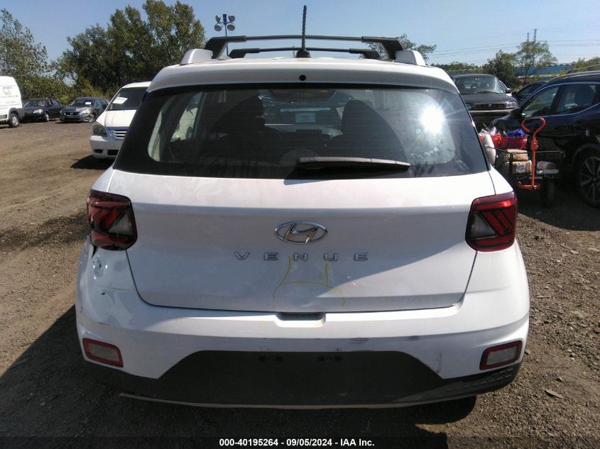 2024 Hyundai Venue Sel/Limited VIN: KMHRC8A38RU313319 Lot: 40195264