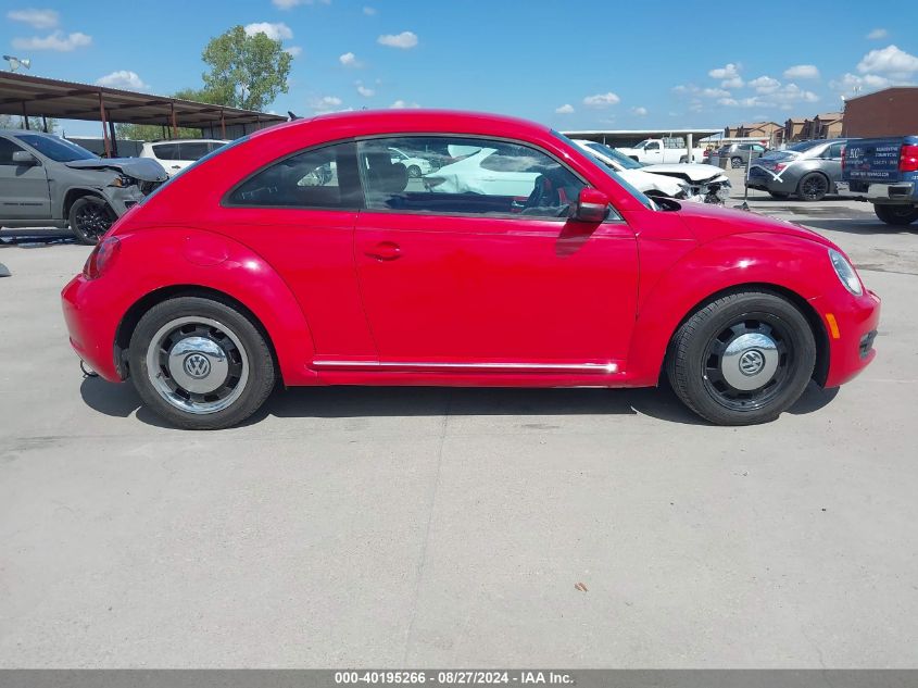 2013 Volkswagen Beetle 2.5L VIN: 3VWHP7AT1DM609596 Lot: 40195266