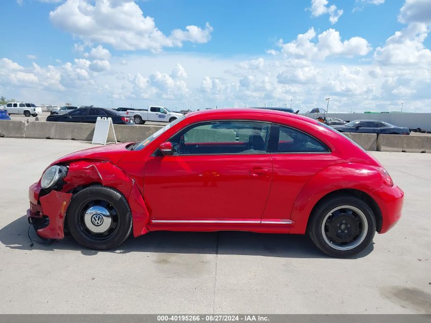 2013 Volkswagen Beetle 2.5L VIN: 3VWHP7AT1DM609596 Lot: 40195266