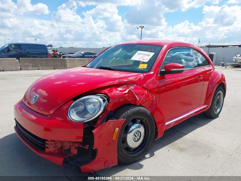 2013 Volkswagen Beetle 2.5L VIN: 3VWHP7AT1DM609596 Lot: 40195266