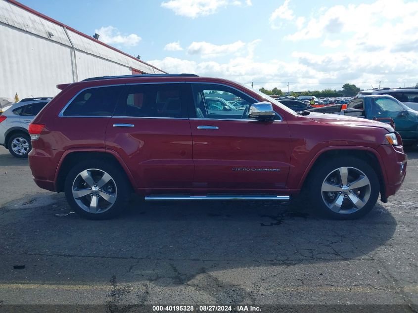 2014 Jeep Grand Cherokee Overland VIN: 1C4RJFCG2EC437486 Lot: 40195328