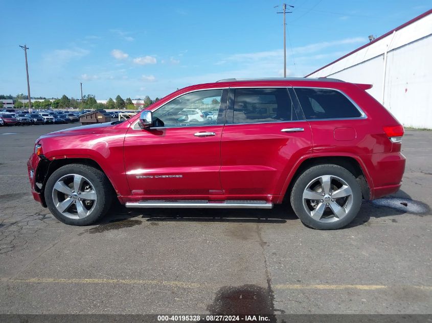 2014 Jeep Grand Cherokee Overland VIN: 1C4RJFCG2EC437486 Lot: 40195328