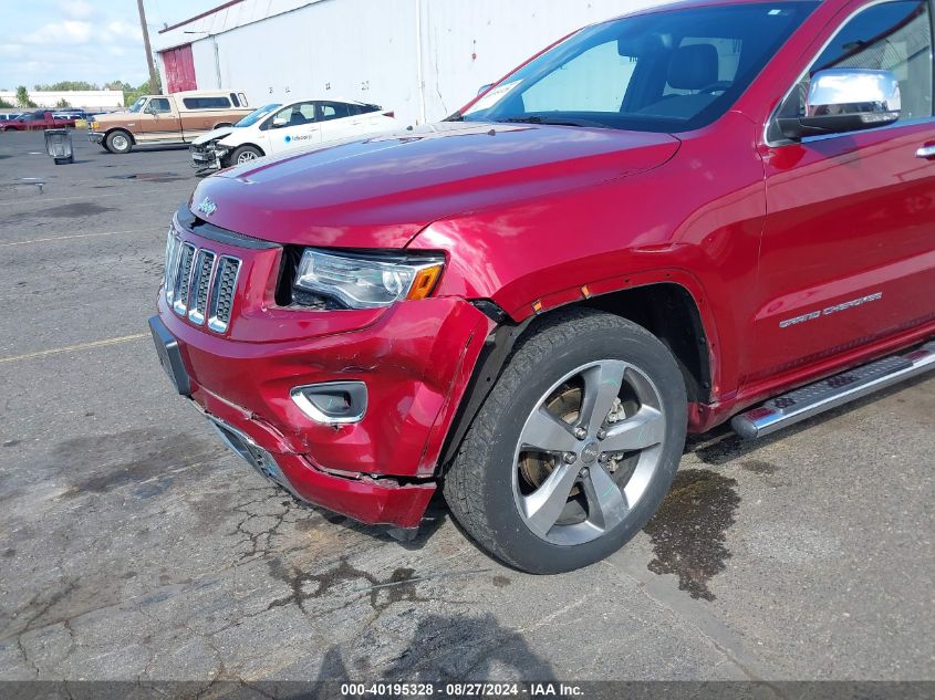 2014 Jeep Grand Cherokee Overland VIN: 1C4RJFCG2EC437486 Lot: 40195328