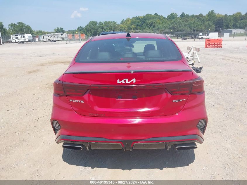 2022 Kia Forte Gt VIN: 3KPF44AC0NE462913 Lot: 40195345