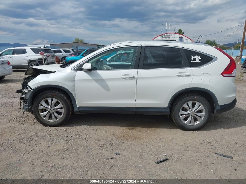 2014 Honda Cr-V Ex-L VIN: 5J6RM4H72EL093527 Lot: 40195424