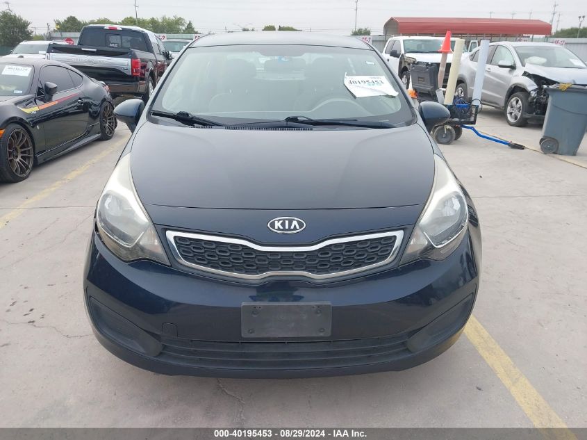 2013 Kia Rio Ex VIN: KNADN4A32D6205936 Lot: 40195453