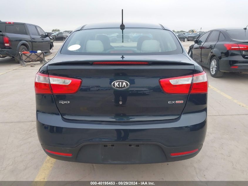 2013 Kia Rio Ex VIN: KNADN4A32D6205936 Lot: 40195453