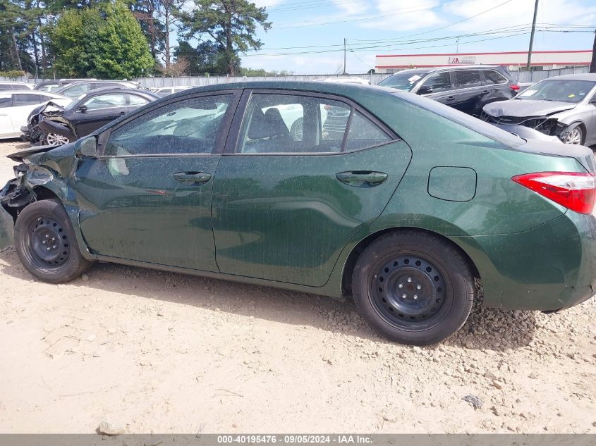 2015 Toyota Corolla Le VIN: 5YFBURHE3FP280075 Lot: 40195476