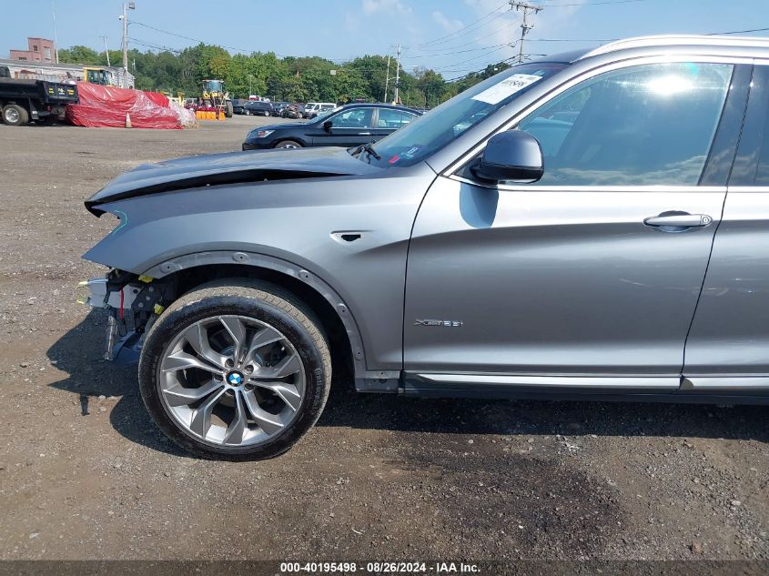 2015 BMW X3 xDrive28I VIN: 5UXWX9C5XF0D60694 Lot: 40195498