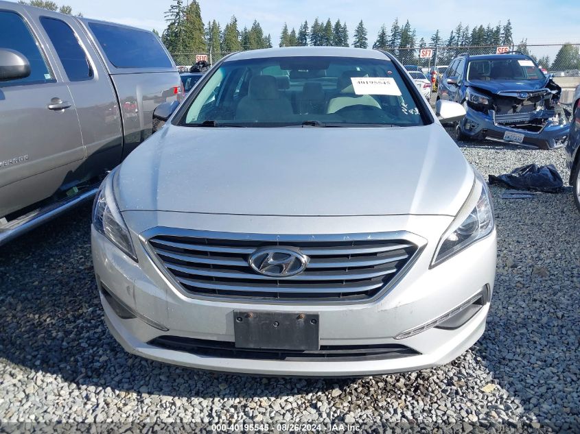 2015 Hyundai Sonata Se VIN: 5NPE24AF4FH008219 Lot: 40195545