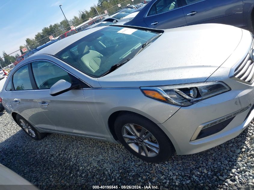 2015 Hyundai Sonata Se VIN: 5NPE24AF4FH008219 Lot: 40195545