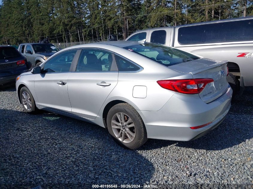 2015 Hyundai Sonata Se VIN: 5NPE24AF4FH008219 Lot: 40195545